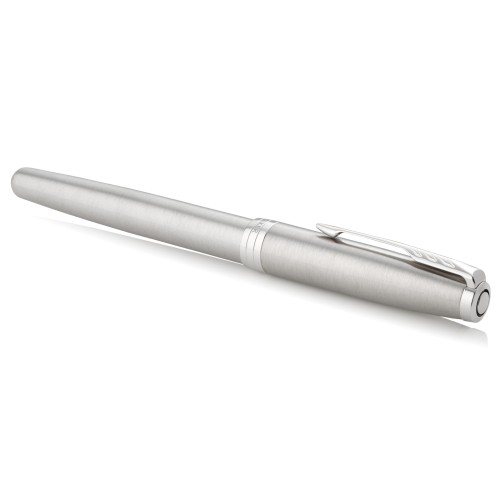 Набор Parker 2020: перьевая Parker Sonnet Core F526, Stainless Steel CT (Перо M) + чехол для ручки